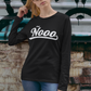 Ñooo Black Long Sleeve Unisex Tee