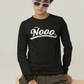 Ñooo Black Long Sleeve Unisex Tee