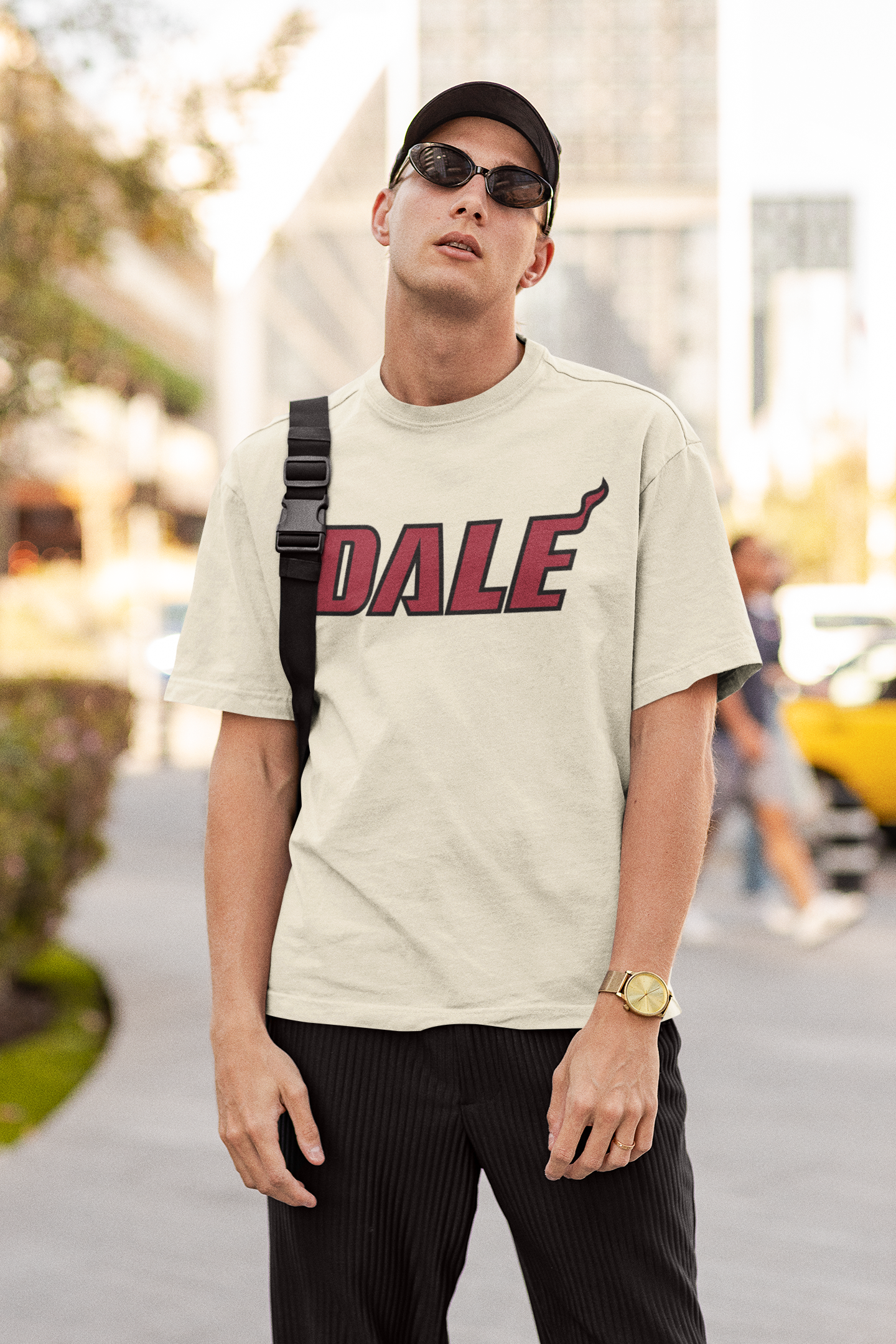 Dale Heat Style Ivory Short Sleeve Unisex Tee